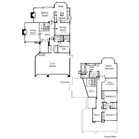 Click Here to Enlarge Plan Three Sonterra at Rancho Niguel